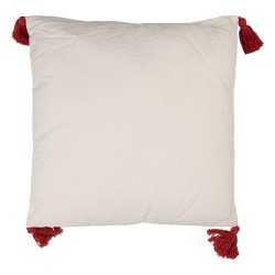 Clayre & Eef Sierkussen 45x45 cm Wit Polyester