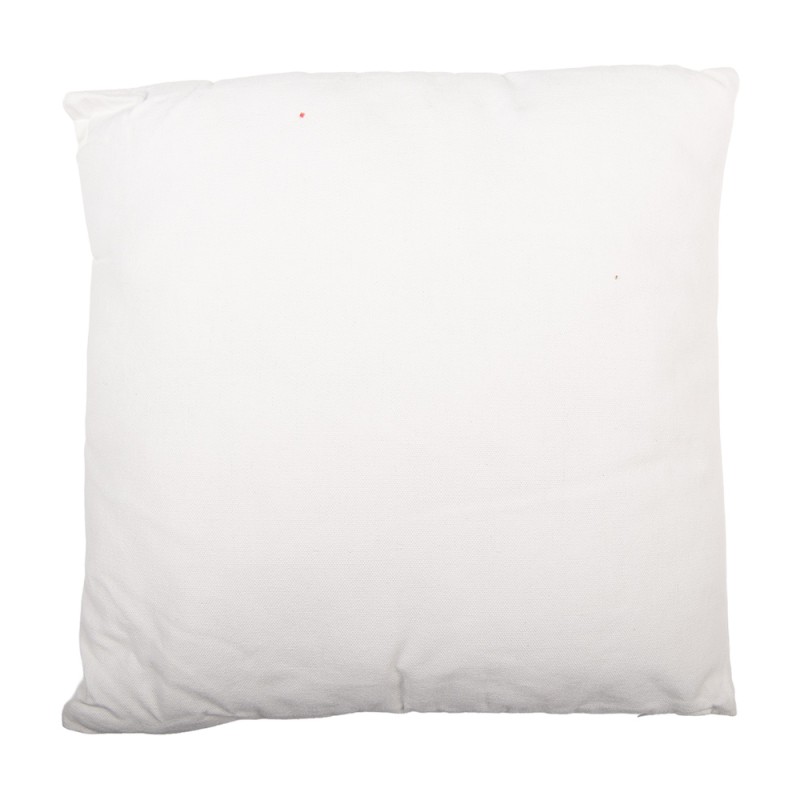 Clayre & Eef Cuscino decorativo 45x45 cm Bianco Poliestere