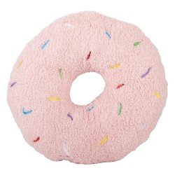 Clayre & Eef Dekokissen Ø 35x6 cm Rosa Polyester