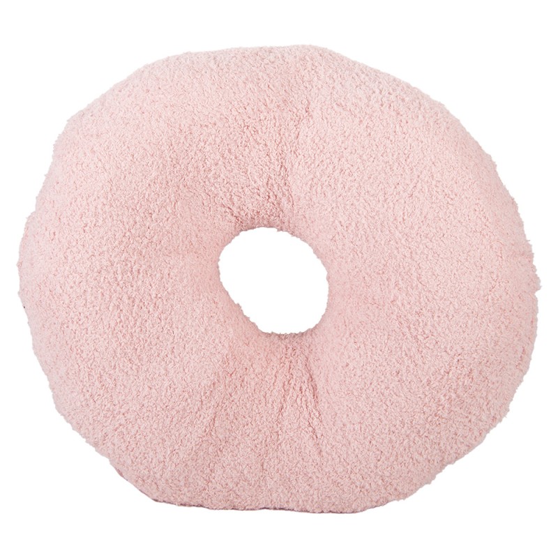 Clayre & Eef Decorative Cushion Ø 35x6 cm Pink Polyester