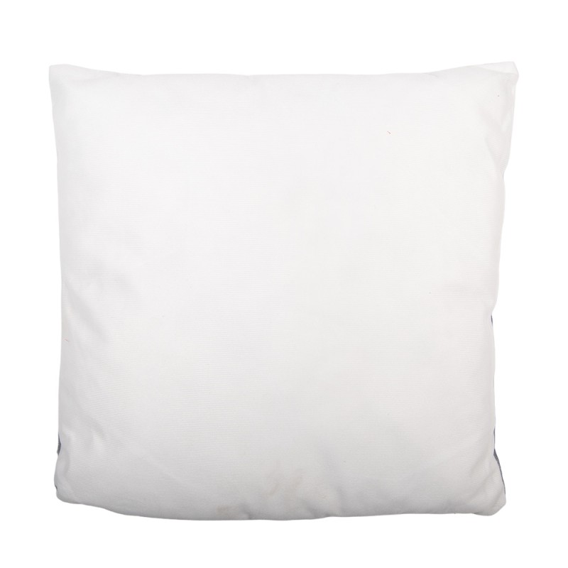 Clayre & Eef Cuscino decorativo 45x45 cm Grigio Poliestere