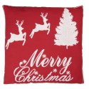 Clayre & Eef Coussin 45x45 cm Rouge Polyester