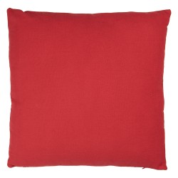 Clayre & Eef Coussin 45x45 cm Rouge Polyester
