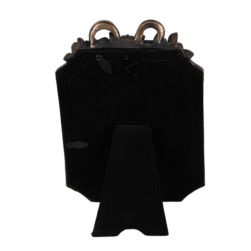 Clayre & Eef Photo Frame 10x15 cm Black Plastic
