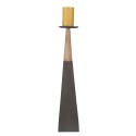 Clayre & Eef Candle holder 60 cm Grey Brown Wood