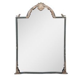 Clayre & Eef Spiegel 60x3x91 cm Blauw Metaal