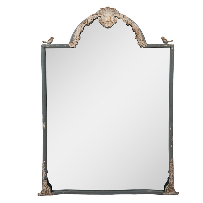 Clayre & Eef Spiegel 60x3x91 cm Blau Metall