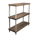 Clayre & Eef Bücherschrank 110x40x113 cm Weiß Holz