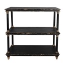 Clayre & Eef Libreria 110x40x113 cm Nero Legno