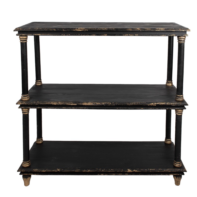 Clayre & Eef Libreria 110x40x113 cm Nero Legno