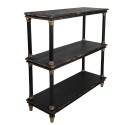 Clayre & Eef Libreria 110x40x113 cm Nero Legno