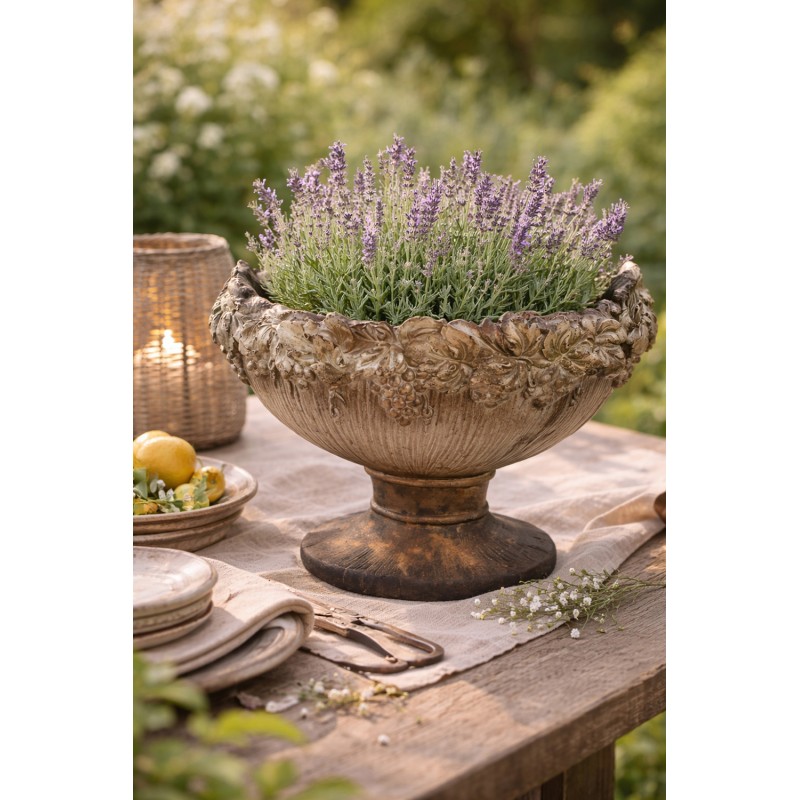 Clayre & Eef Pot de fleurs 54x34x43 cm Marron Matériau céramique