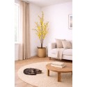 Clayre & Eef Kunstplant Forsythia 20x20x125 cm Geel Kunststof