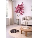 Clayre & Eef Kunstboom Bougainvillea 125x125x210 cm Roze Kunststof