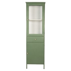 Clayre & Eef Armoire 54x42x184 cm Vert Métal