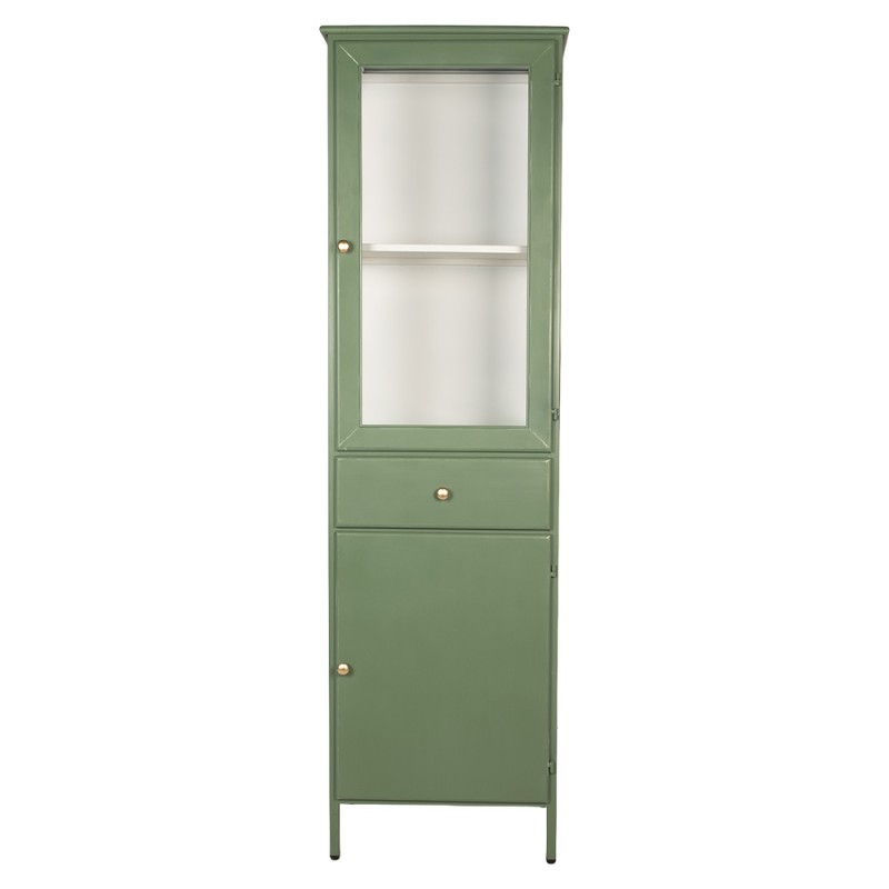 Clayre & Eef Armoire 54x42x184 cm Vert Métal
