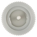 Clayre & Eef LED Candle Ø 8x13 cm Grey Wax