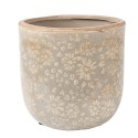Clayre & Eef Blumentopf Ø 18x16 cm Grau Keramik