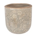 Clayre & Eef Blumentopf Ø 20x19 cm Grau Keramik