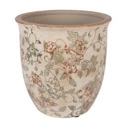 Clayre & Eef Planter Ø 17x17 cm Beige Ceramic