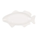 Clayre & Eef Bol Poisson 30x15x3 cm Blanc Céramique
