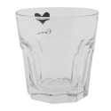 Clayre & Eef Waterglas 180 ml Glas Hart