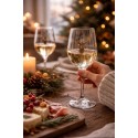 Clayre & Eef Wijnglas 300 ml Glas Rendier