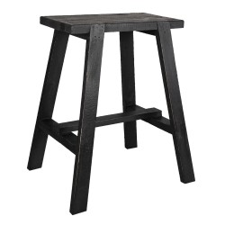 Clayre & Eef Petit table de plante 50x39x58 cm Noir Bois