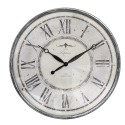 Clayre & Eef Wanduhr Ø 50x6 cm Grau Beige Kunststoff