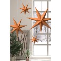 Clayre & Eef Hanging star 45x15x45 cm Yellow Paper