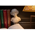 Clayre & Eef Statuetta Busto 14x10x25 cm Beige Bianco Poliresina