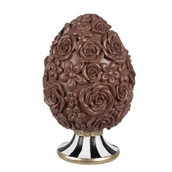 Clayre & Eef Decorative Figurine Egg Ø 11x17 cm Brown Plastic