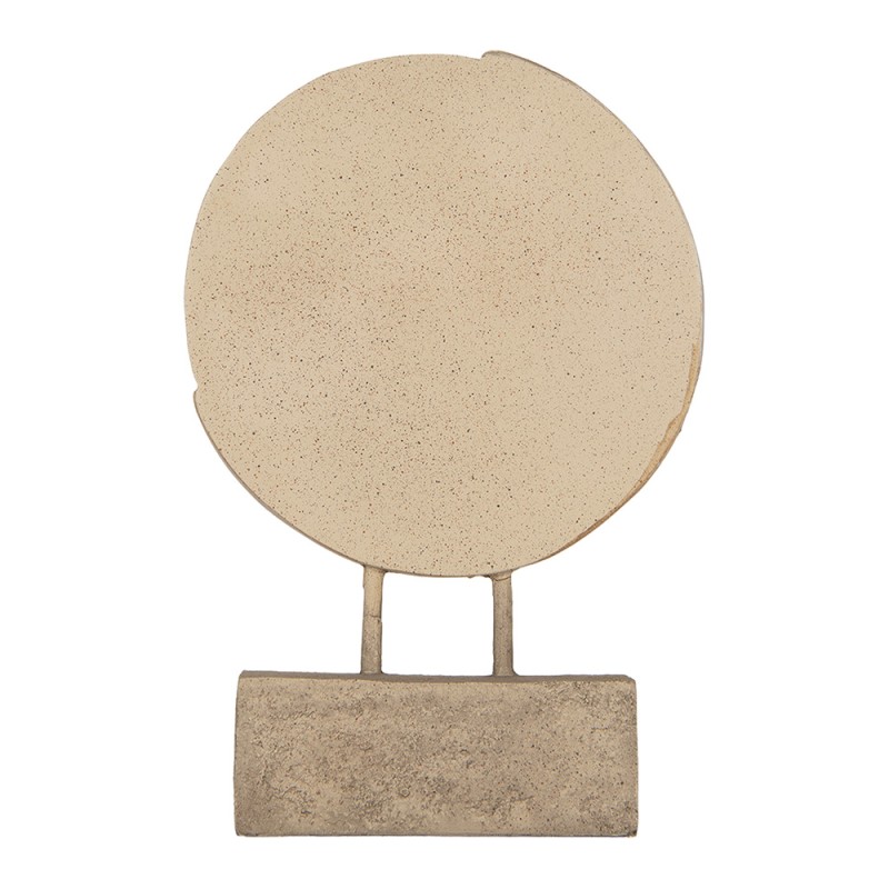 Clayre & Eef Statuetta decorativa 18x5x26 cm Beige Plastica