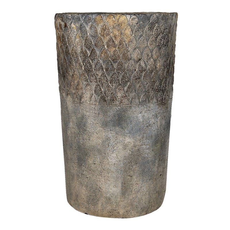 Clayre & Eef Planter Ø 24x39 cm Grey Stone