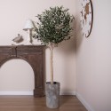 Clayre & Eef Planter Ø 24x39 cm Grey Stone