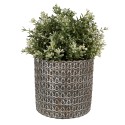 Clayre & Eef Innenblumentopf Ø 15x14 cm Grau Stein