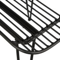 Clayre & Eef Dining Chair 42x55x83 cm Black Iron