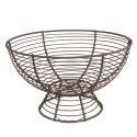 Clayre & Eef Storage Basket Ø 25x14 cm Brown Iron