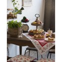 Clayre & Eef Piatto da cena Ø 26 cm Beige Ceramica Pollo