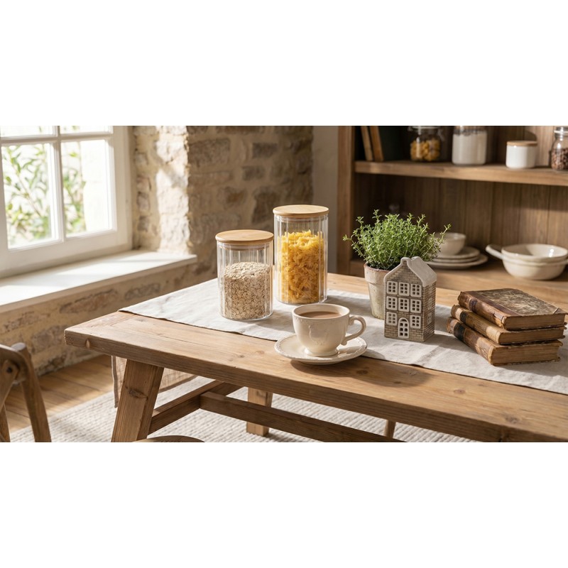 Clayre & Eef Tasse et soucoupe 200 ml Beige Céramique Poulet