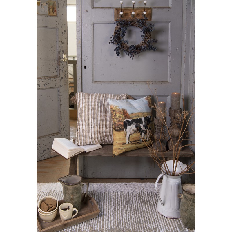 Clayre & Eef Bol à soupe Ø 13 cm Beige Céramique Poulet