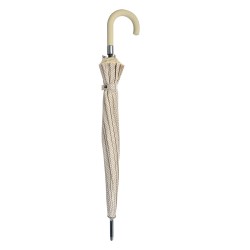 Juleeze Erwachsenen-Regenschirm Ø 60 cm Beige Synthetisch Punkte