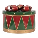 Clayre & Eef Kerstdecoratie Cadeau Ø 31x24 / Ø 26x20 / Ø 20x15 cm Groen Metaal