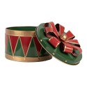 Clayre & Eef Kerstdecoratie Cadeau Ø 31x24 / Ø 26x20 / Ø 20x15 cm Groen Metaal