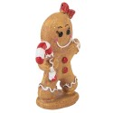 Clayre & Eef Weihnachtsdekorationsfigur 11x5x15 cm Braun Polyresin