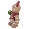 Clayre & Eef Weihnachtsdekorationsfigur 10x7x16 cm Braun Polyresin