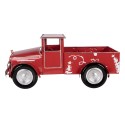 Clayre & Eef Weihnachtsdekorationsfigur Auto 42x18x19 cm Rot Metall