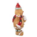 Clayre & Eef Christmas Decoration Figurine Gingerbread man 5x4x9 cm Brown Plastic