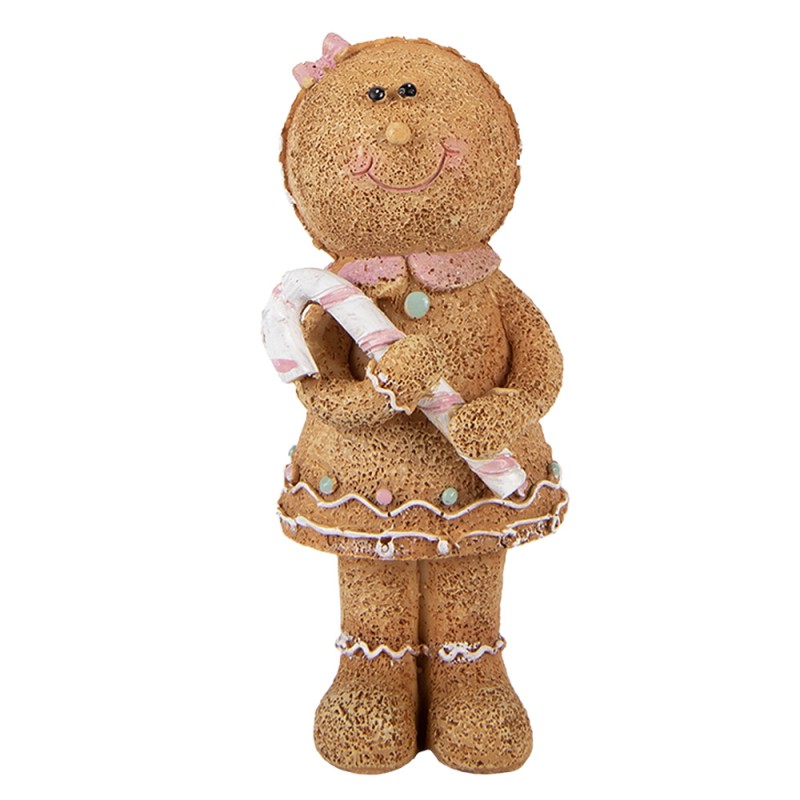 Clayre & Eef Décoration de Noël Image 8x7x16 cm Marron Polyrésine