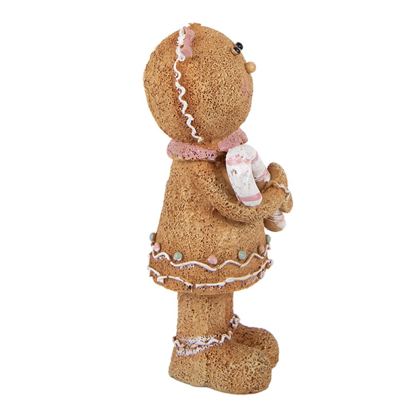 Clayre & Eef Décoration de Noël Image 8x7x16 cm Marron Polyrésine